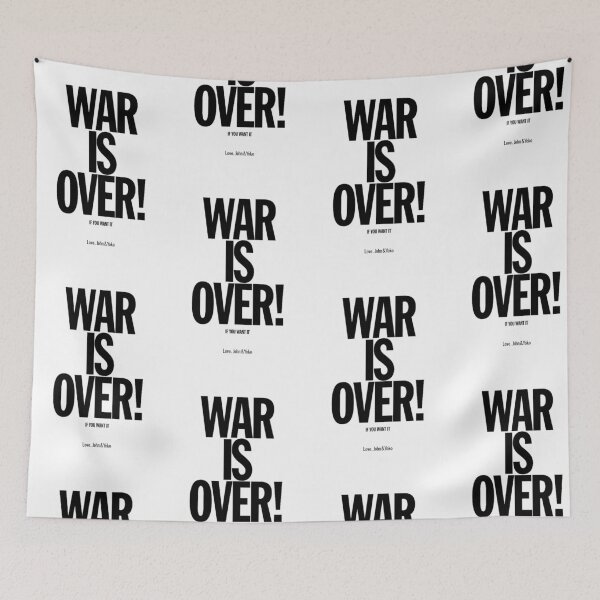 Item preview, War Is Over! If You Want It - Iconic Brutalist Peace Quote 1969 designed and sold by Tokraz-art.