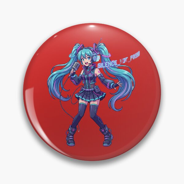 Item preview,  Cyberpunk Vocaloid Idol: Error 404 Silence Not Found designed and sold by NadinGerasi.