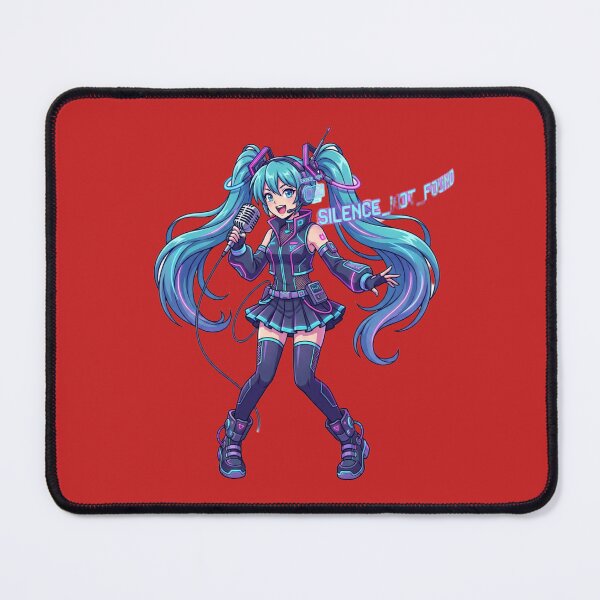 Item preview,  Cyberpunk Vocaloid Idol: Error 404 Silence Not Found designed and sold by NadinGerasi.