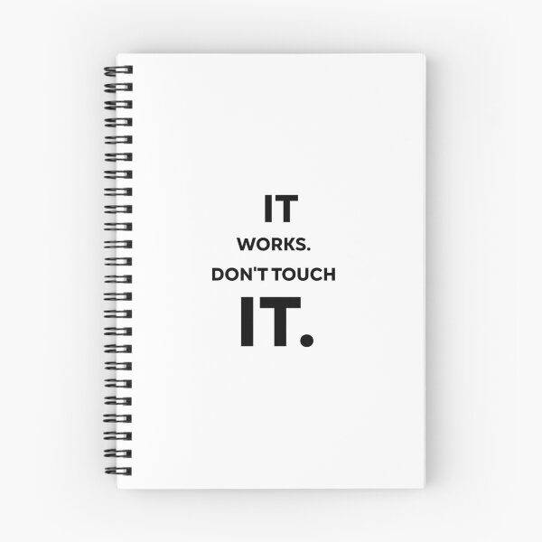 Item preview, It works. Don’t touch it, Unique designed and sold by villacreativa.