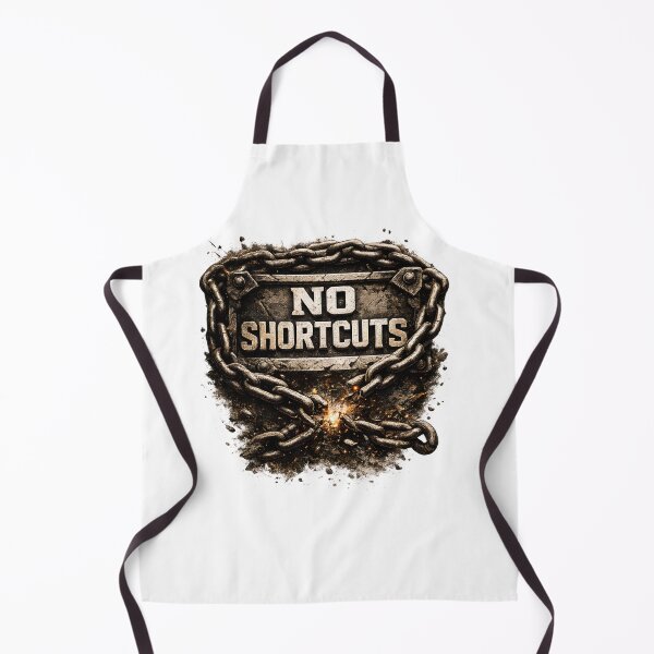 Item preview, No Shortcuts Motivational Work Ethic Success Mindset Design designed and sold by Fishartpoint.