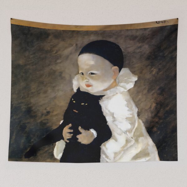 Item preview, Pierrot and the Cat - Theophile Steinlen designed and sold by Jon-Baran.