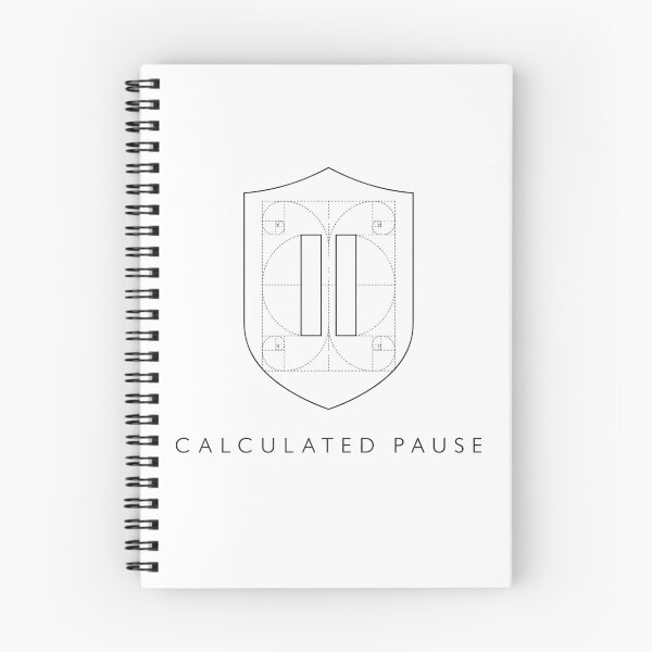 Item preview, Calculated Pause Minimalist Shield Silent Luxury designed and sold by PixelPublishing.