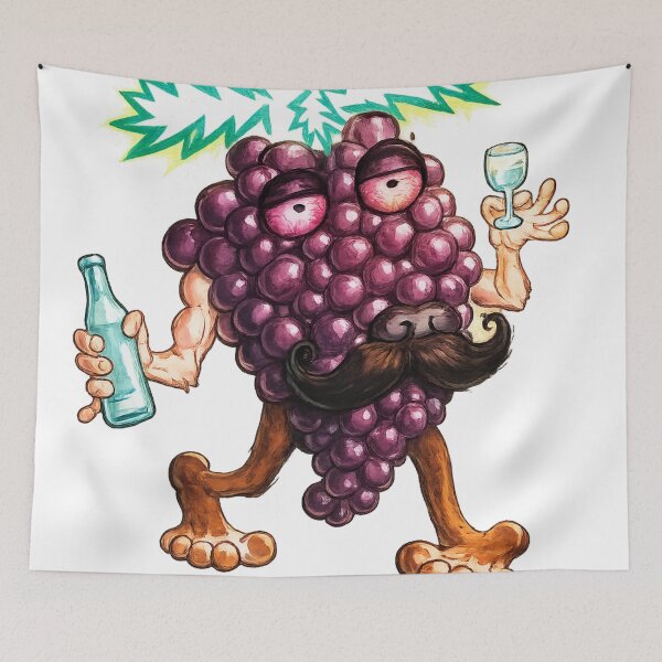 Item preview, Mr grape loves wine designed and sold by DeatheGreapeR.