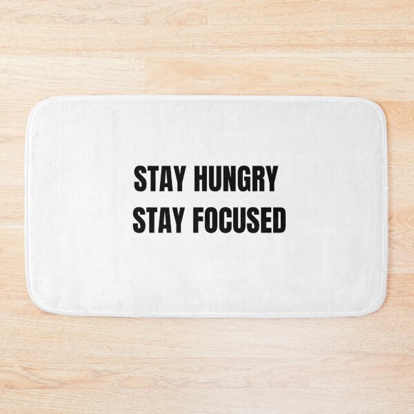 Item preview, Stay Hungry Stay Focused Motivational Sticker designed and sold by abanoubsamir938.