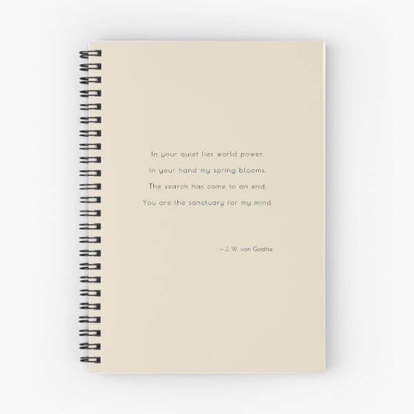 Artikelvorschau, Goethe Liebesgedicht Englisch In Your Quiet Lies World Power entworfen und verkauft von smaragdstudio.