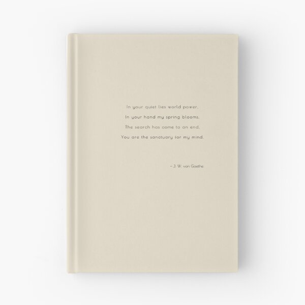 Artikelvorschau, Goethe Liebesgedicht Englisch In Your Quiet Lies World Power entworfen und verkauft von smaragdstudio.