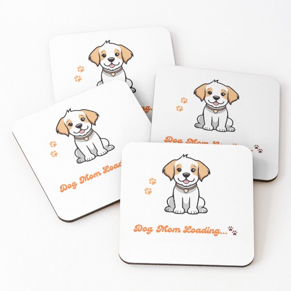 Item preview, Dog Mom Loading... | Cute Puppy Gift for Dog Lovers designed and sold by DesignsByTaara.