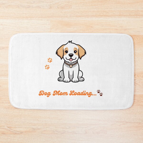 Item preview, Dog Mom Loading... | Cute Puppy Gift for Dog Lovers designed and sold by DesignsByTaara.