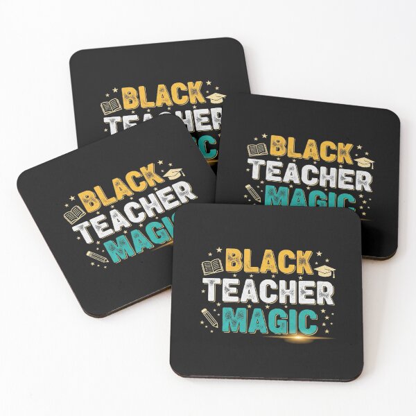 Item preview, Black Teacher Magic Simple Funny Teaching Pride Tee designed and sold by Designs-RZ.