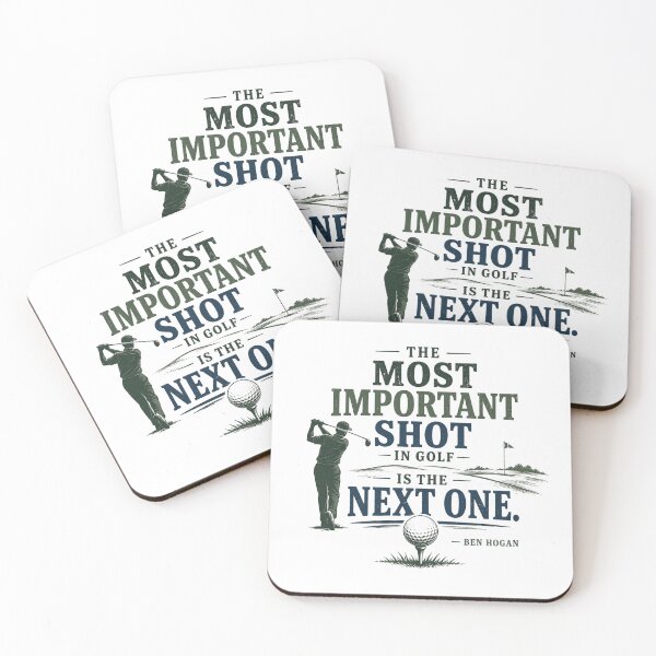 Item preview, The Most Important Shot in Golf Is the Next One | Vintage Golf Quote designed and sold by extrisiceye.