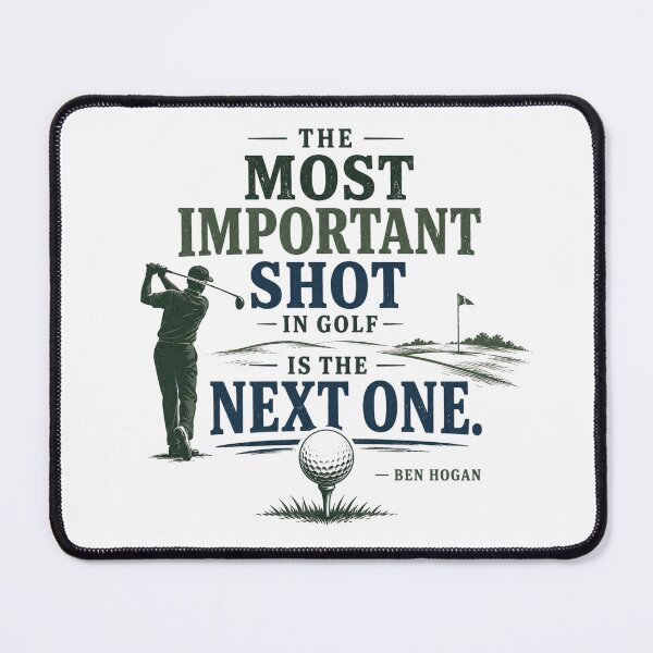 Item preview, The Most Important Shot in Golf Is the Next One | Vintage Golf Quote designed and sold by extrisiceye.