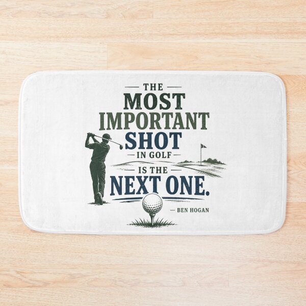 Item preview, The Most Important Shot in Golf Is the Next One | Vintage Golf Quote designed and sold by extrisiceye.