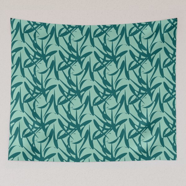 Item preview, Mouvement in green and blue 94 designed and sold by StefanStudioArt.