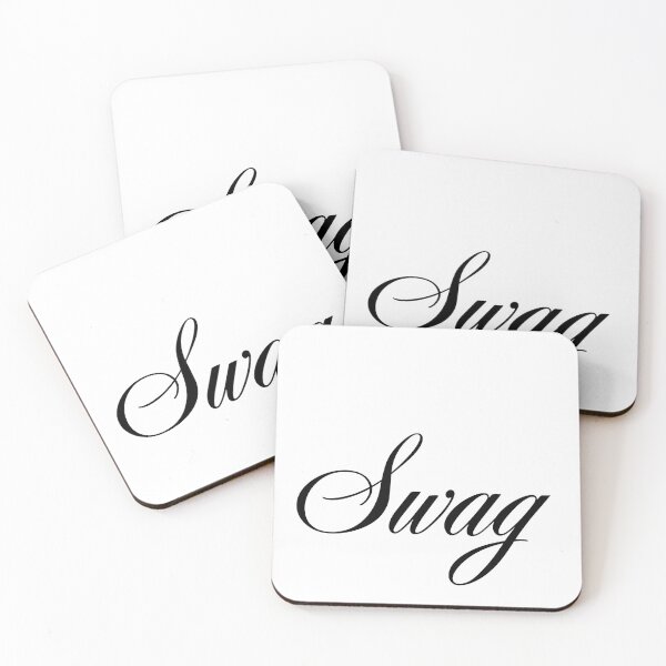 Item preview, Swag Cursive Chic Aesthetic Sticker – Edgy It Girl Y2K designed and sold by Thatssochic.
