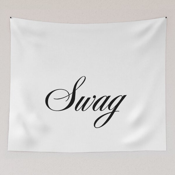 Item preview, Swag Cursive Chic Aesthetic Sticker – Edgy It Girl Y2K designed and sold by Thatssochic.
