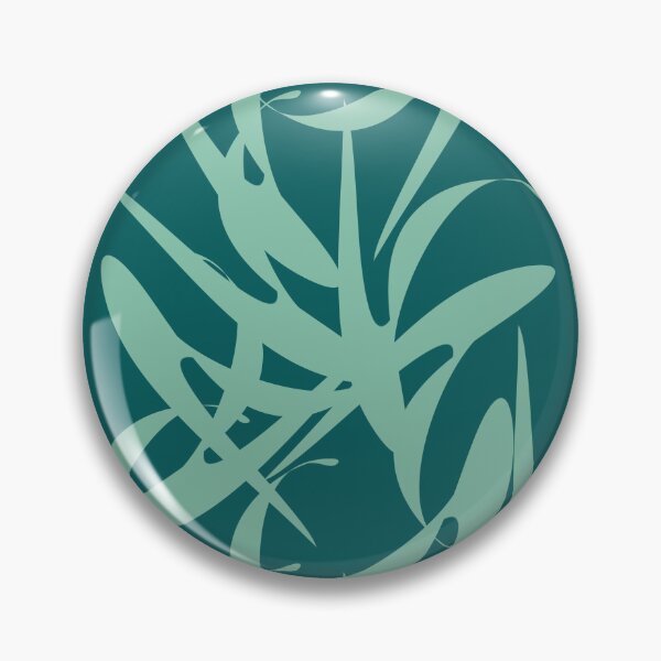 Aperçu de l'œuvre Composition géométrique en vert et bleue créée et vendue par StefanStudioArt.