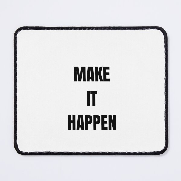 Item preview, Make It Happen Motivational Sticker designed and sold by abanoubsamir938.