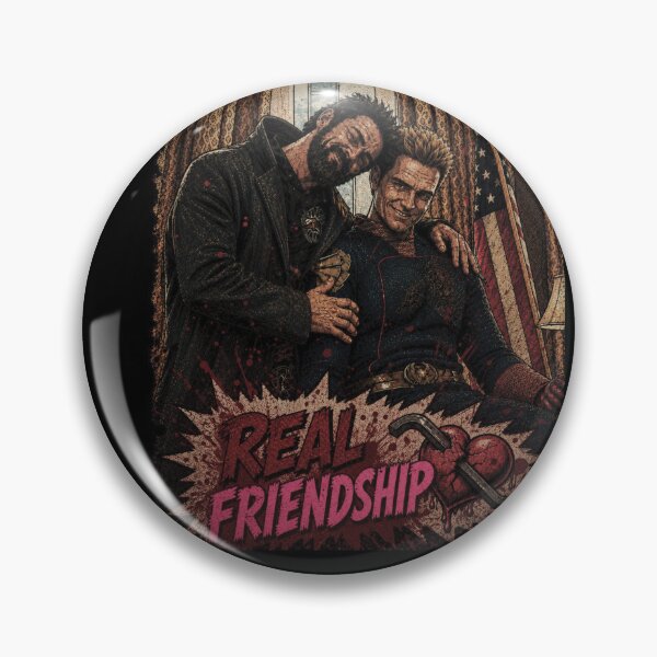 Item preview, Real Friendship – Butcher & Homelander Dark Comic Parody designed and sold by Stanley the Creator.