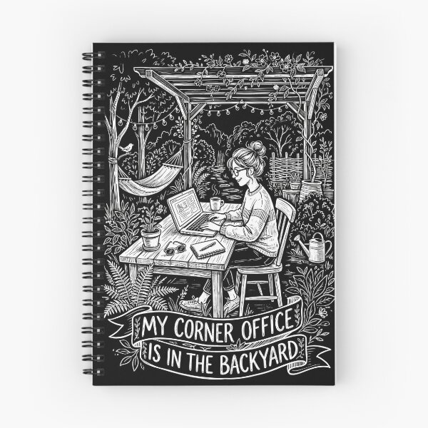 Item preview, Backyard Office Work From Home Retreat designed and sold by Majnon8bp.