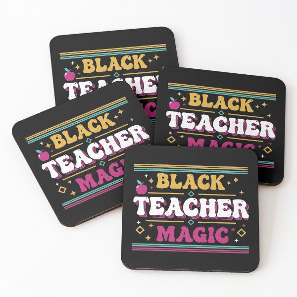 Item preview, Black Teacher Magic Minimalist Quote Funny Teaching Pride designed and sold by Designs-RZ.