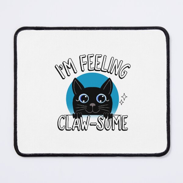 Item preview, Feeling Clawsome Funny Black Cat designed and sold by Sartoris Art.