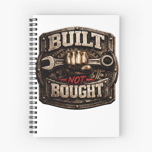 Item preview, Built Not Bought Blue Collar Work Ethic Mechanic Design designed and sold by Fishartpoint.