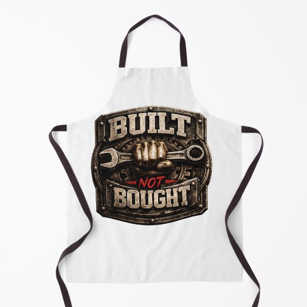 Item preview, Built Not Bought Blue Collar Work Ethic Mechanic Design designed and sold by Fishartpoint.