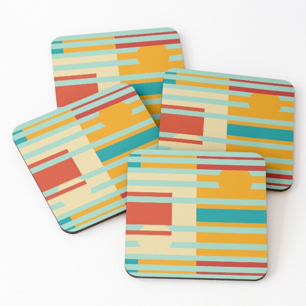 Item preview, Geometric composition in red, creme, yellow and Blue 94 designed and sold by StefanStudioArt.