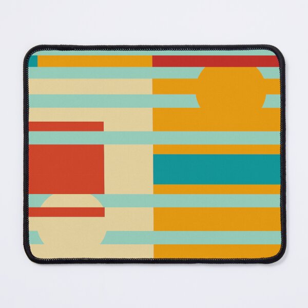 Item preview, Geometric composition in red, creme, yellow and Blue 94 designed and sold by StefanStudioArt.