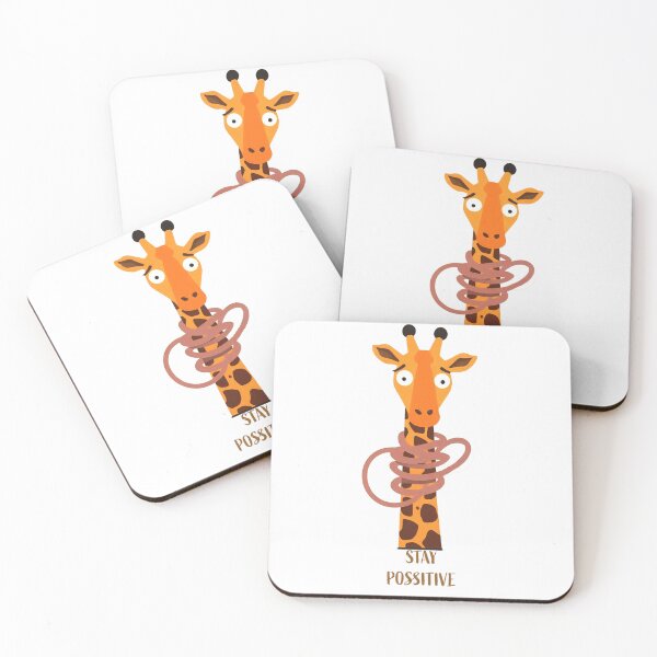 Item preview, a giraffe tangled in a scarf designed and sold by Gadet100.