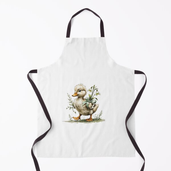 Item preview, Cute Woodland Duck Snowdrop Illustration designed and sold by AQUILAKREO.