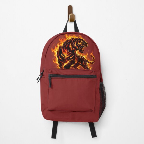 Item preview, Inferno Tiger – Fiery Roaring Tiger Transparent PNG designed and sold by arifali786.