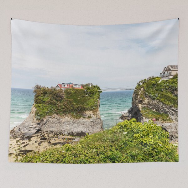 Item preview, Newquay Island House And Footbridge, Cornwall, England designed and sold by Paul Thompson Photography.