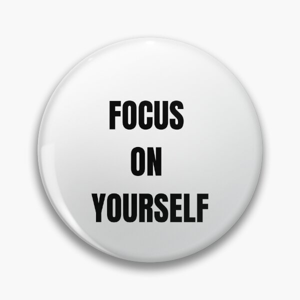 Item preview, Focus On Yourself Motivational Sticker designed and sold by abanoubsamir938.