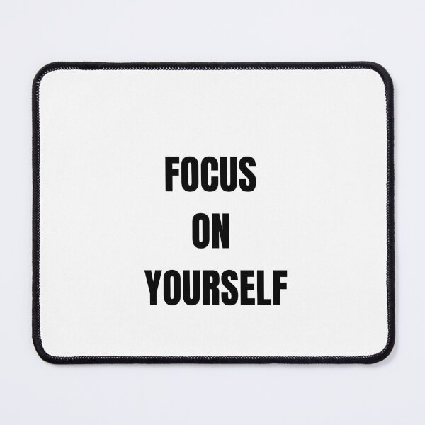 Item preview, Focus On Yourself Motivational Sticker designed and sold by abanoubsamir938.