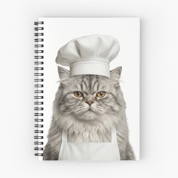 Item preview, Funny Persian Cat Chef Realistic Animal Cooking Humor Art designed and sold by LazyOwlStore.