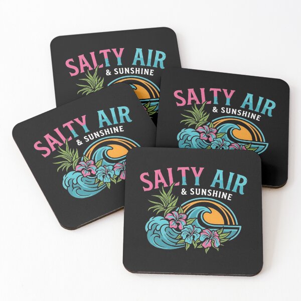 Item preview, Salty Air Sunshine Surf T-Shirt designed and sold by artlife4.
