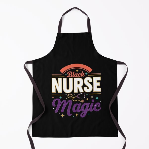 Item preview, Black Nurse Magic Minimalist Quote Powerful Nursing Pride designed and sold by Designs-RZ.