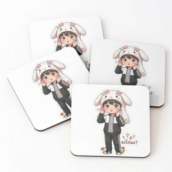Item preview, A-rai-na? Confused Soft Boy Sticker designed and sold by GlowPix.
