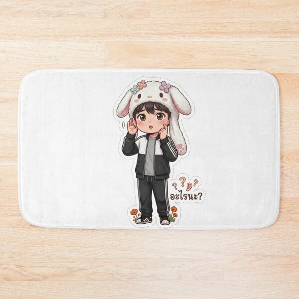 Item preview, A-rai-na? Confused Soft Boy Sticker designed and sold by GlowPix.