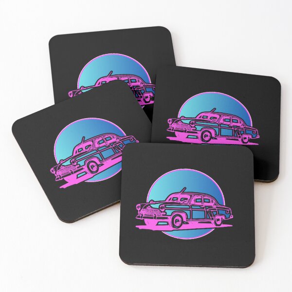 Item preview, Retro Neon Classic Car Vaporwave | Vintage 50s Car Aesthetic designed and sold by Jankes88.