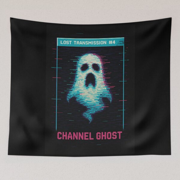 Item preview, Lost Transmission #4 – Channel Ghost in Neon Static designed and sold by JupiterGlitchEmpire.
