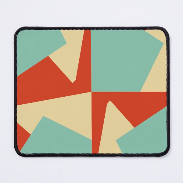 Item preview, Geometric composition in red, creme and Blue  designed and sold by StefanStudioArt.