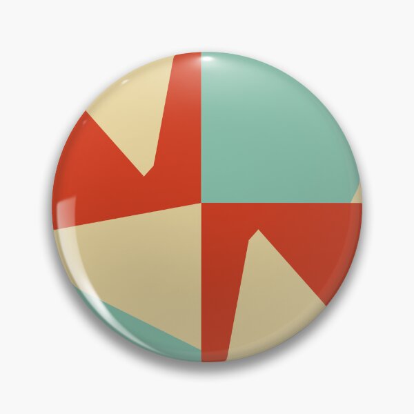 Item preview, Geometric composition in red, creme and Blue  designed and sold by StefanStudioArt.
