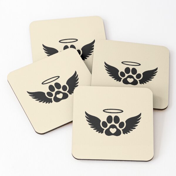 Item preview, Halo Paw Print Pet Remembrance designed and sold by Corvoria.
