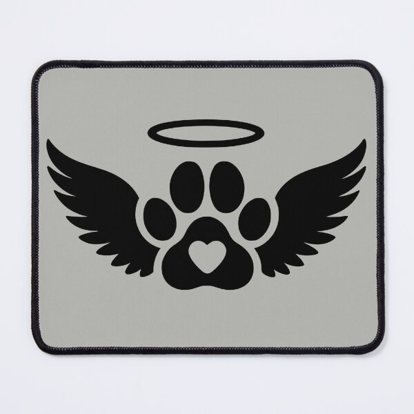 Item preview, Halo Paw Print Pet Remembrance designed and sold by Corvoria.