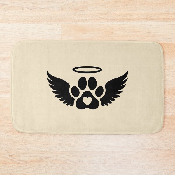 Item preview, Halo Paw Print Pet Remembrance designed and sold by Corvoria.