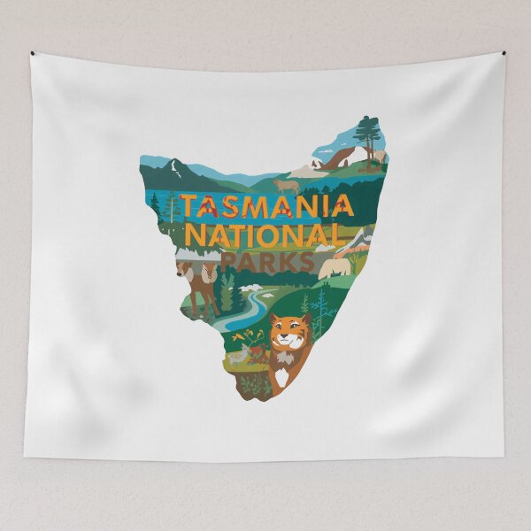 Item preview, Tasmania National Parks Australian Wildlife Nature Lover Traveler Souvenir designed and sold by Simsimah26Parks.