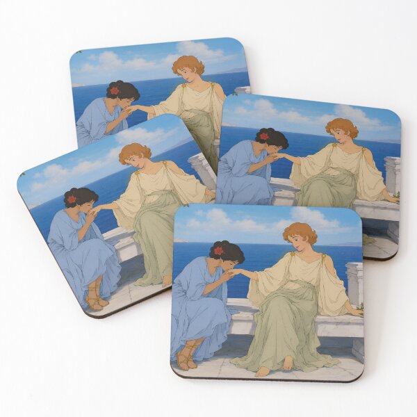 Item preview, Ancient Mediterranean Romance – Classical Greek Love Art designed and sold by  Hollow Moon Studios..